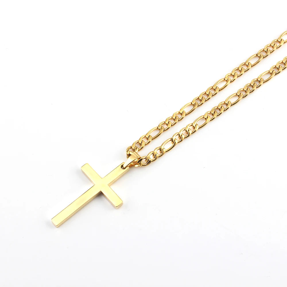 Cross Pendant Chain Necklace