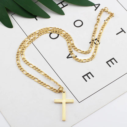 Cross Pendant Chain Necklace