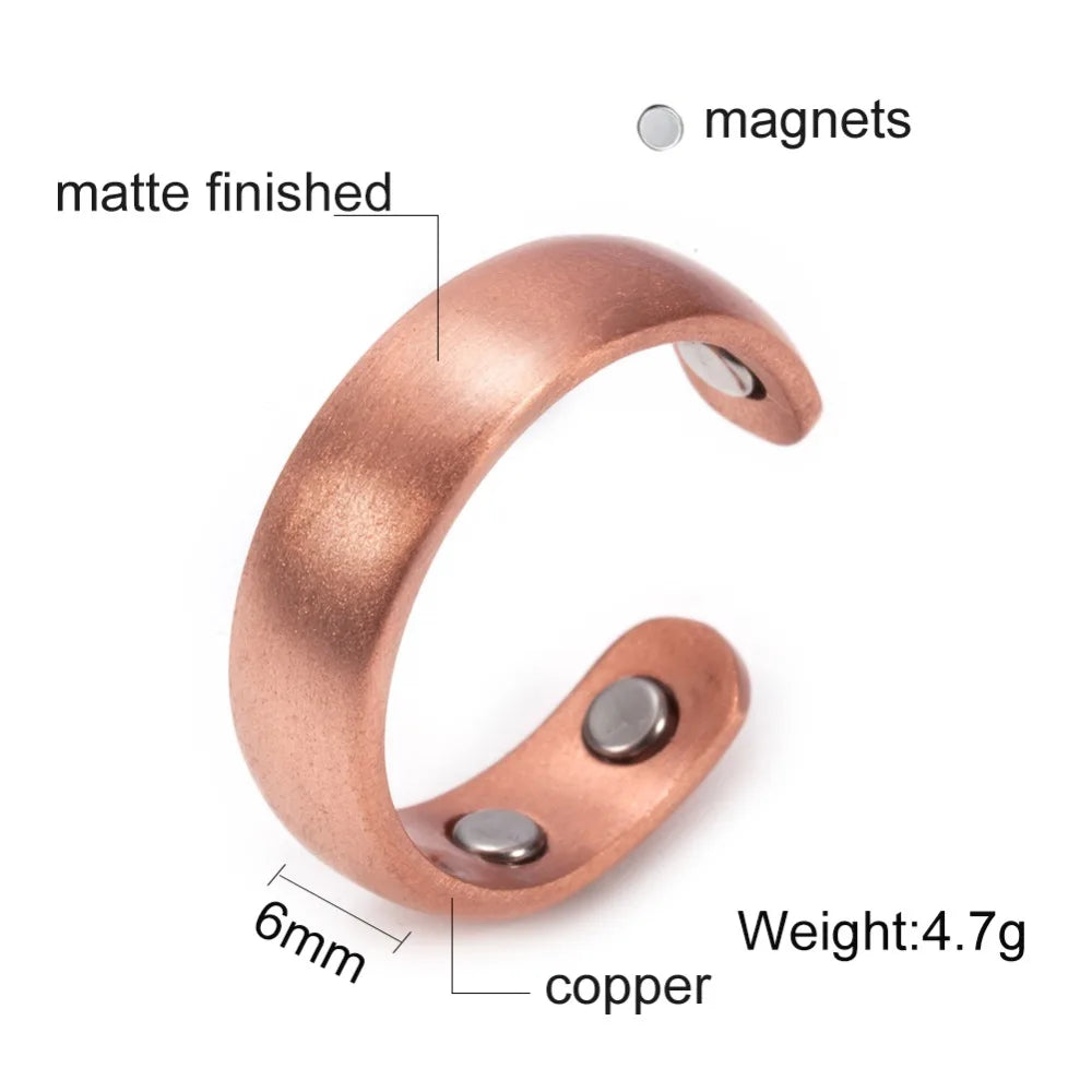 Cuff Pure Copper Rings