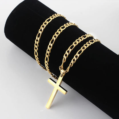 Cross Pendant Chain Necklace